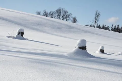 Winter landscape Stock Photos