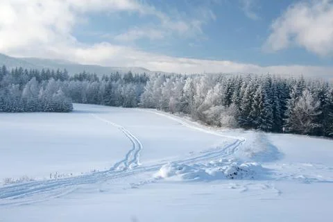 Winter landscape Stock Photos