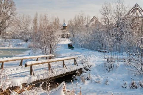 Winter landscape Stock Photos
