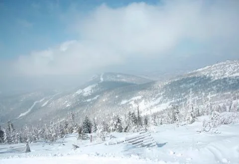 Winter landscape Stock Photos