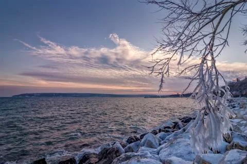 Winter landscape Stock Photos