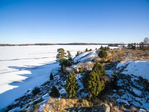 Winter landscape Stock Photos
