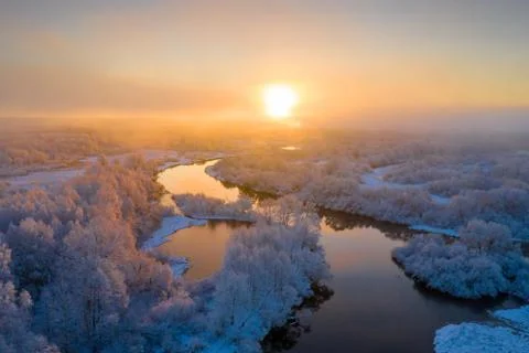 Winter landscape Stock-Fotos
