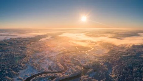 Winter landscape Foto stock