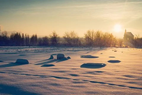 Winter landscape Stock Photos