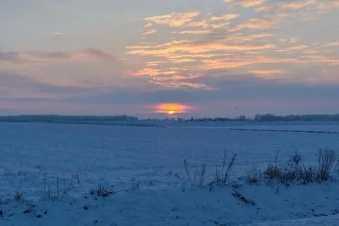 Winter landscape Stock Photos