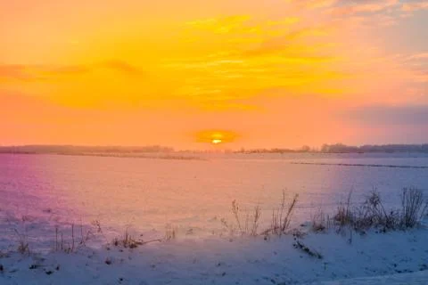 Winter landscape Foto stock