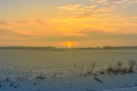 Winter landscape Stock Photos