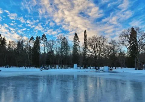 Winter landscape Stock Photos