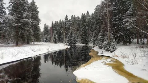 Winter landscape Stock Photos