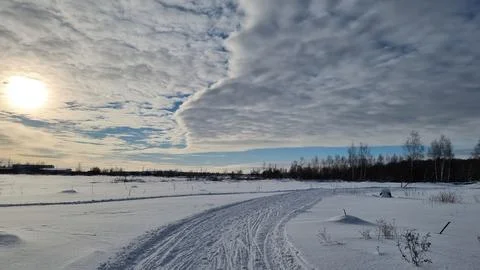 Winter landscape Stock Photos