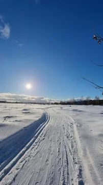 Winter landscape 스톡 사진