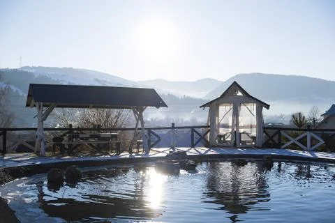 Winter landscape. Stock Photos