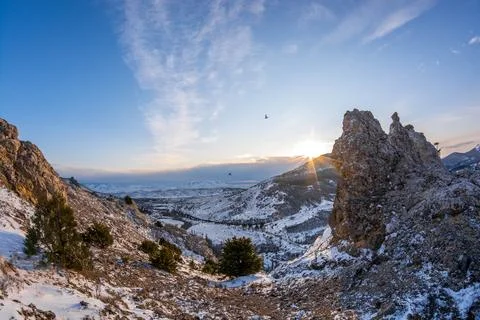 Winter landscape Stock Photos