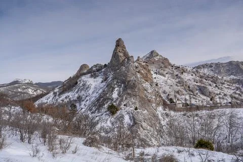 Winter landscape Stock Photos