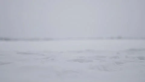 Winter landscape. Snow is falling. Siberia Stock Footage 258569482
