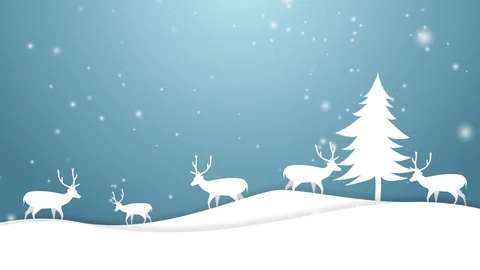 Winter landscape with snow Stock-Footage 96226402