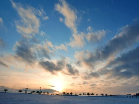 Winter landscape theme. Stock Footage 85048542