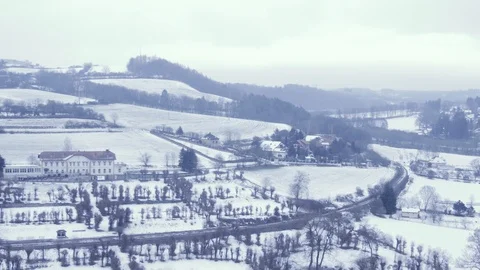 Winter landscape (time lapse) Stock Footage 103260316