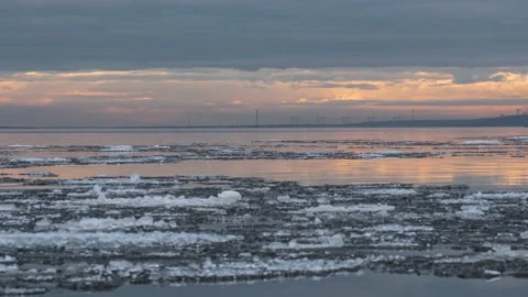 Winter landscape. Time lapse. Stock Footage 138395381