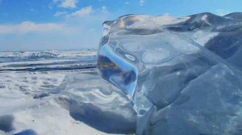 Winter landscape.  Timelapse Stock Footage 36785340