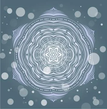 Winter layout. Stock Illustration