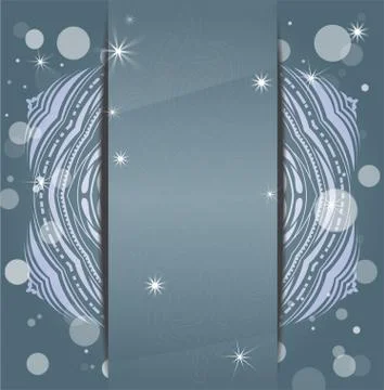 Winter layout. Stock Illustration