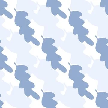 Winter leaves seamless pattern. Backdrop for textile or book covers Stock Illustration