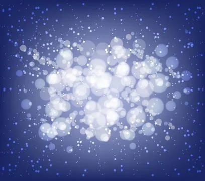 Winter light background Illustrazione stock