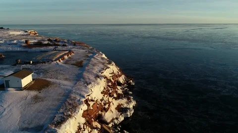 Winter Lighthouse 库存影片 101213952