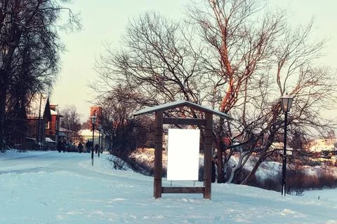 Winter lights pointer Winter street lights pointer ,model released, Symbol... Foto stock