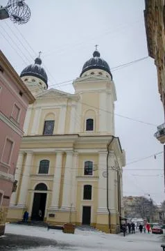 Winter in Lviv Stock Photos