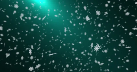 Winter magic comes to life in the dance of snowflakes - the atmosphere of co Stock Footage 324833003