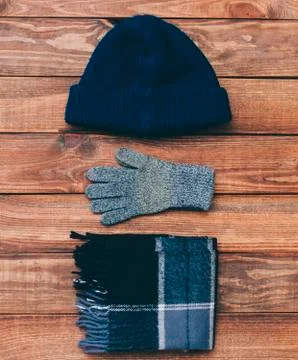 Winter Man Clothes Stock Photos