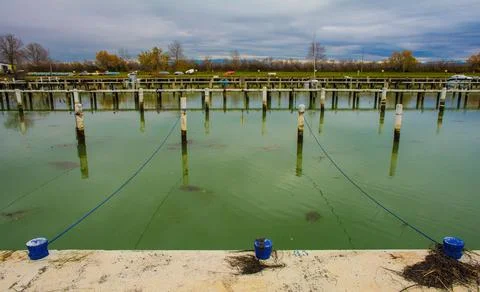 Winter Marina Stock Photos