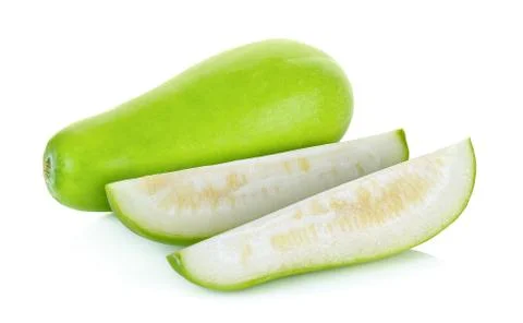 Winter melon isolated on the white background Stock Photos