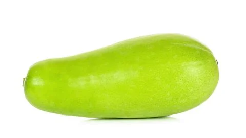 Winter melon isolated on the white background Stock Photos