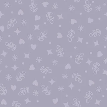Winter minimalistic pattern in hygge style. Stock Illustration
