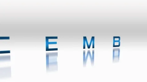 Winter months animation Video stock 71303040