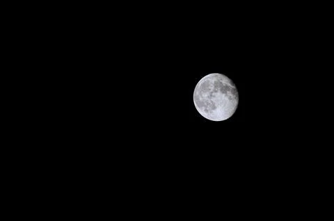 Winter Moon Stock Photos
