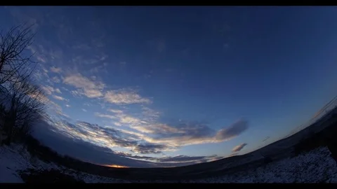 Winter morning Stock Footage 83512865