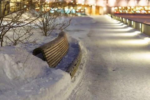 Winter in Moscow Stock Photos