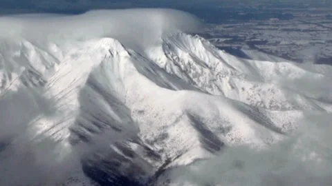 Winter at Mount Shari Video stock 332018331