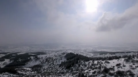 Winter mountain Stock Footage 37993860