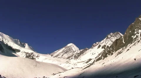 Winter mountain landscape Stock Footage 45619174
