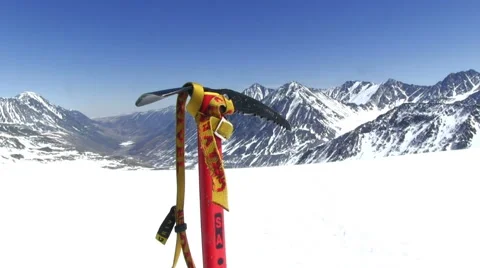 Winter Mountain Landscape Stock Footage 58610845