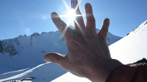 Winter mountain landscape Stock Footage 59716876