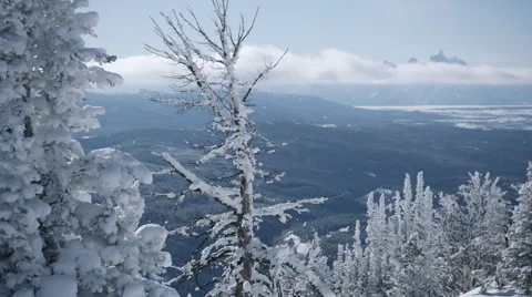 Winter Mountain Landscape 스톡 동영상 61016924