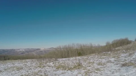 Winter mountain landscape Stock Footage 72043838