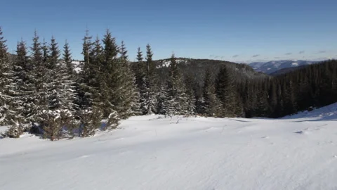 Winter mountain landscape Stock-Footage 100724901